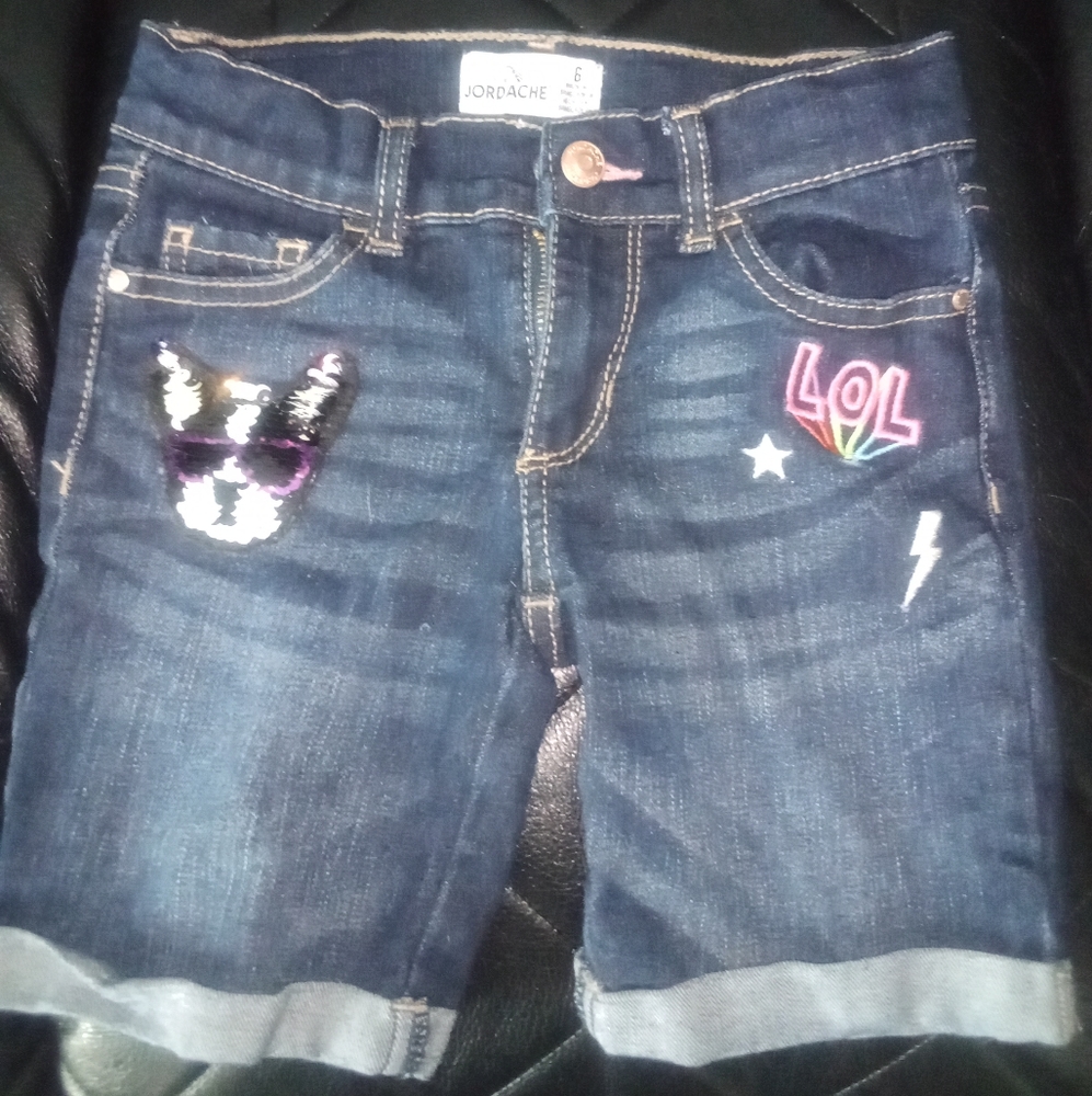 Girls denim shorts